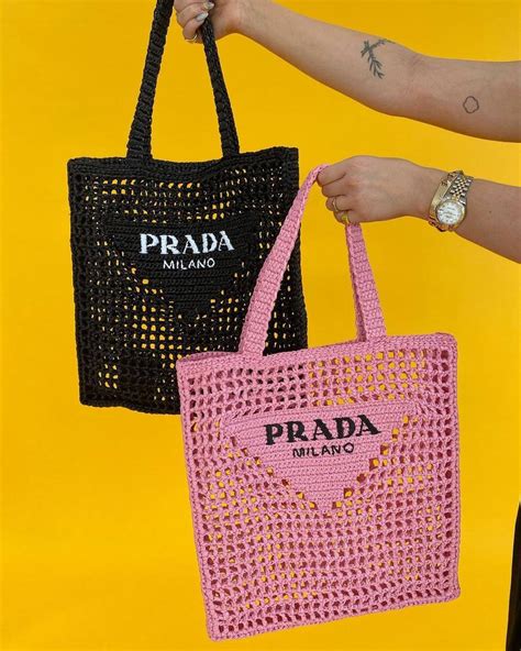 prada bags 2017 summer|Prada summer tote bag.